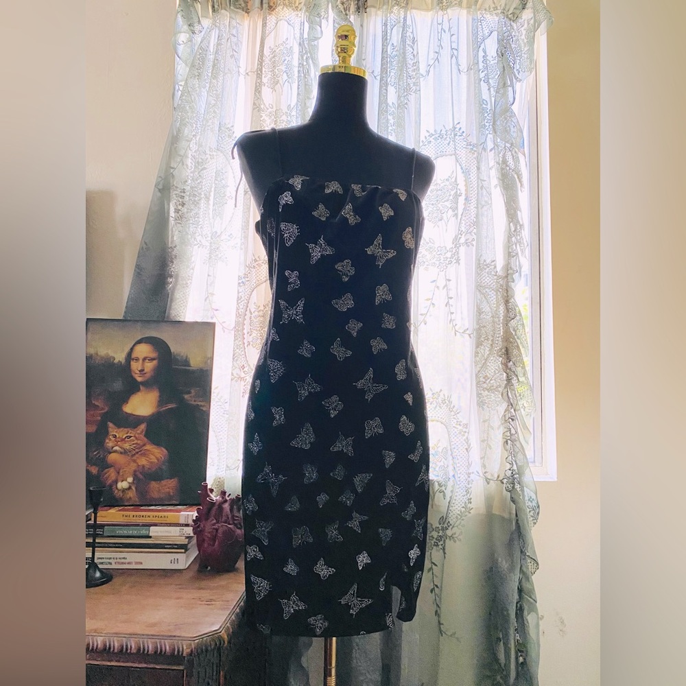 90s Grunge Whimsigoth Bodycon Dress